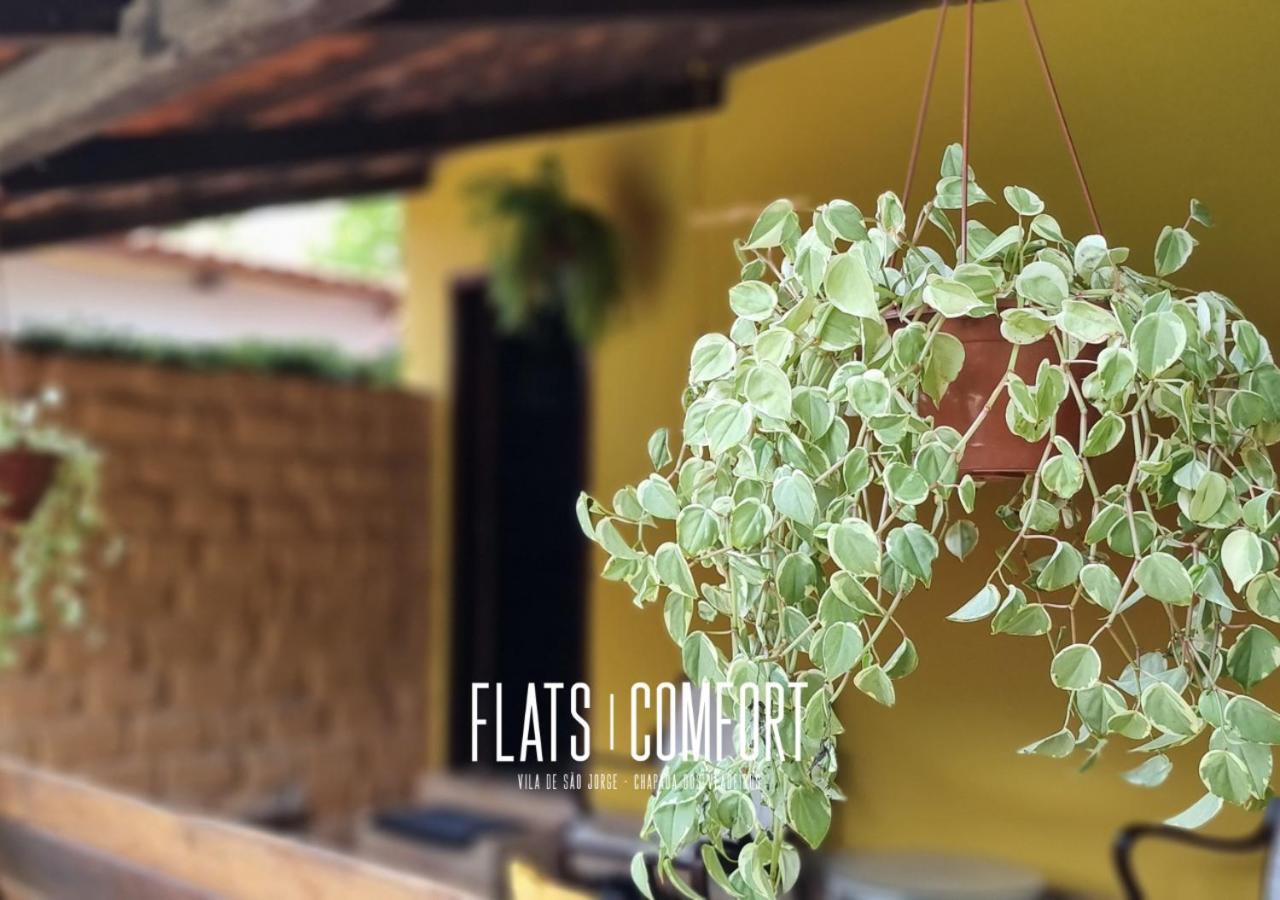 Novidade Flats Comfort Na Vila De Sao Jorge - Chapada Dos Veadeiros Hotel Exterior photo